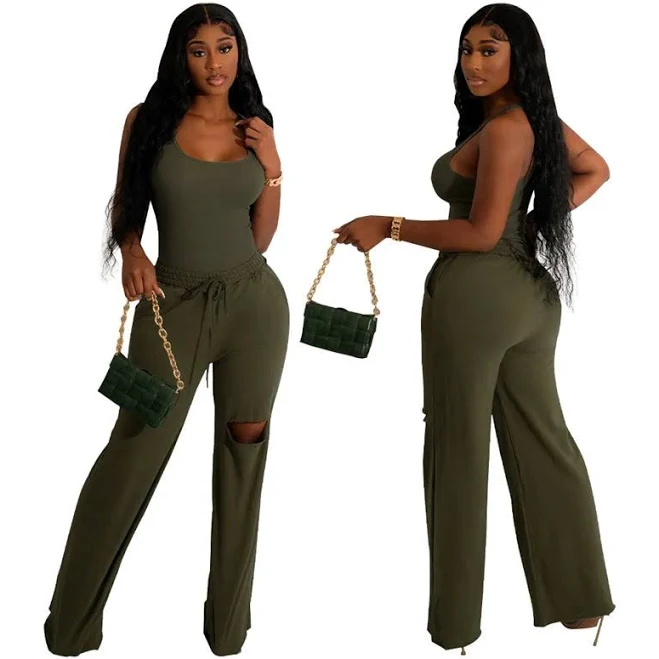matching set Prolyf Casual Two Piece Wide Leg Set Prolyf Styles $61.5
