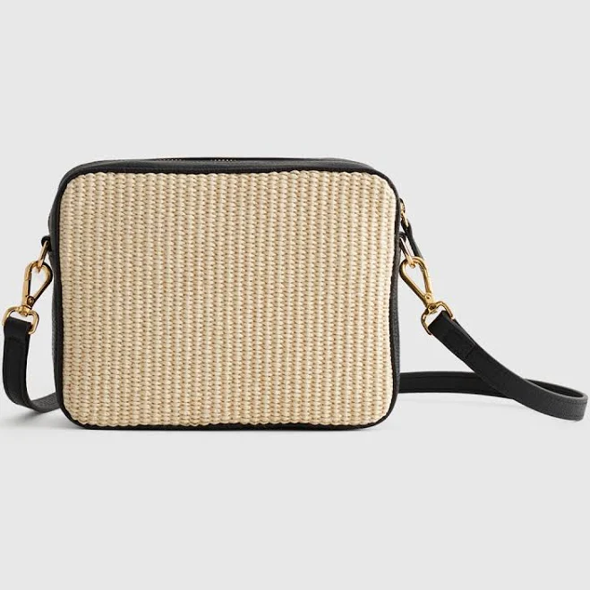 bag Quince Women's Italian Leather & Raffia Crossbody Quince $102