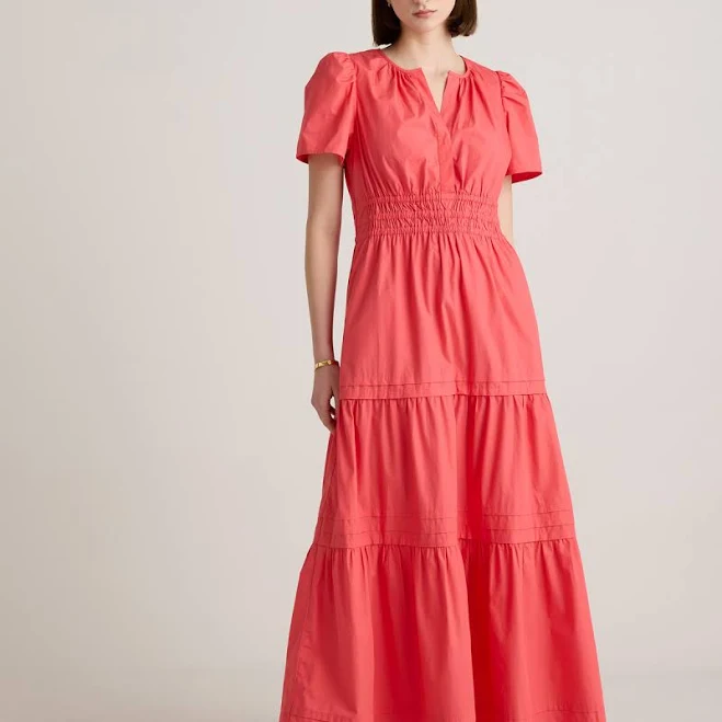 dress Quince Women's Poplin Tiered Maxi Dress Quince $69.9
