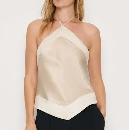 top Reformation Jillian Silk Top Reformation $168