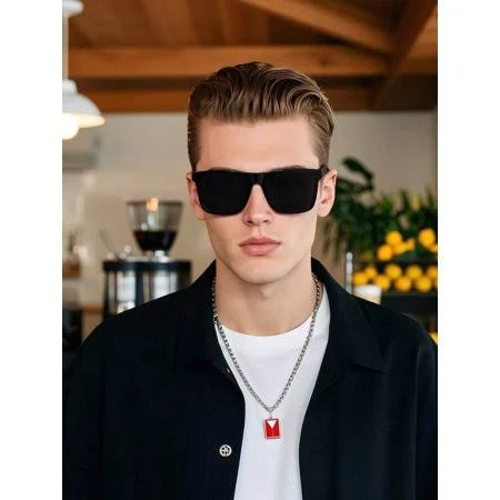 accessory Retro Rectangle Oversized Sunglasses Walmart - Seller $12