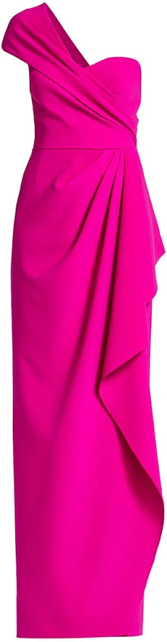 maxi dress Rickie Freeman Women's For Teri Jon One Shoulder Gown Saks Fifth Avenue $700