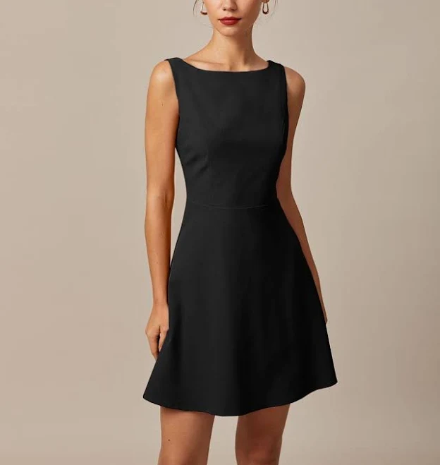 dress Rihoa Boat Neck A-Line Mini Dress Rihoas $32