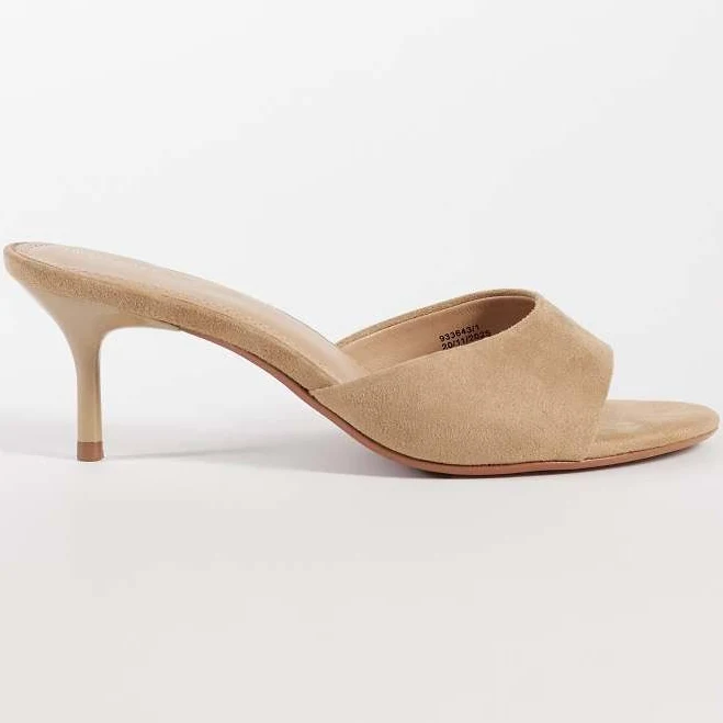 shoes River Island Women's Suedette Mule Heeled Sandals ASOS $68