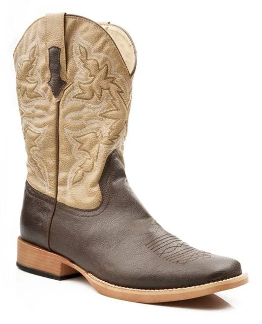 shoes Roper Men's Square Toe Western Boots StatelineTack.com $104.99