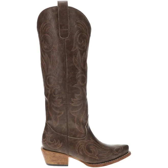 shoes Roper Women's Ryder Embroidered Snip Toe Western Boots shoebacca.com $94.99