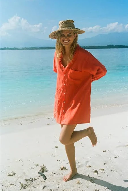 top Rove Women's Oversized Linen Shirt ROVE $149