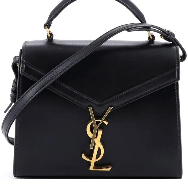 bag Saint Laurent Cassandra Mini Top Handle Bag - Nero Macy's $2100