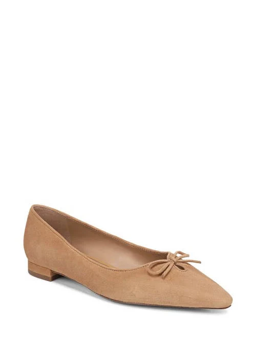 shoes Sam Edelman Women's Esmira Pointed Toe Suede Ballet Flats Nordstrom $83.9