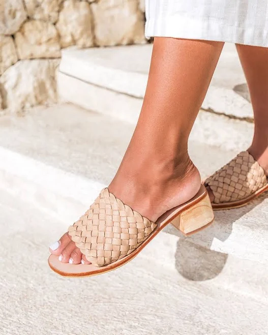 shoes Santorini Woven Mule Liberté Leather $83.4