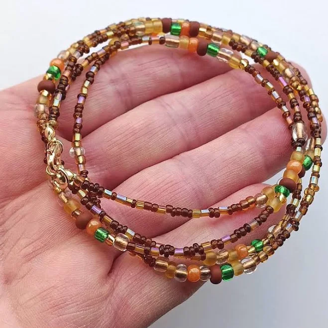 accessory Seed Bead Necklace Etsy - TatjJewelryWithSoul $25.46