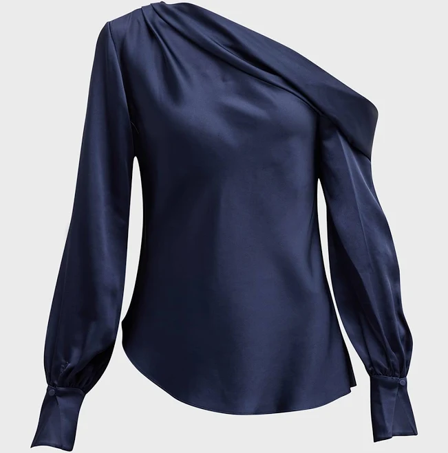 asymmetric neck top SIMKHAI Women's Alice One Shoulder Top Neiman Marcus $295