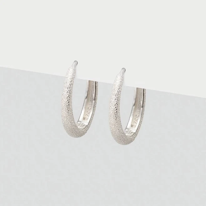accessory Simply Whispers Shiny Silver Hypoallergenic Hoop Earrings Simply Whispers $19