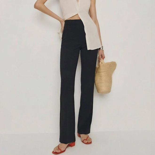 pants Soft Ponte High Rise Straight Leg Pants New York & Company $39.99