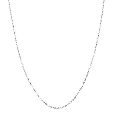 accessory Sterling Silver Rolo Chain Necklace Walmart - YLFS $7.99