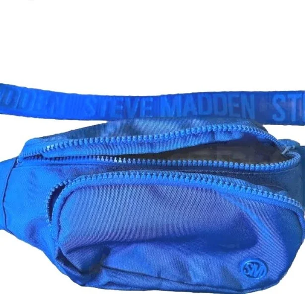 bag Steve Madden Nylon Crossbody Fanny Pack Belt Bag Cobalt Blue eBay $29.99