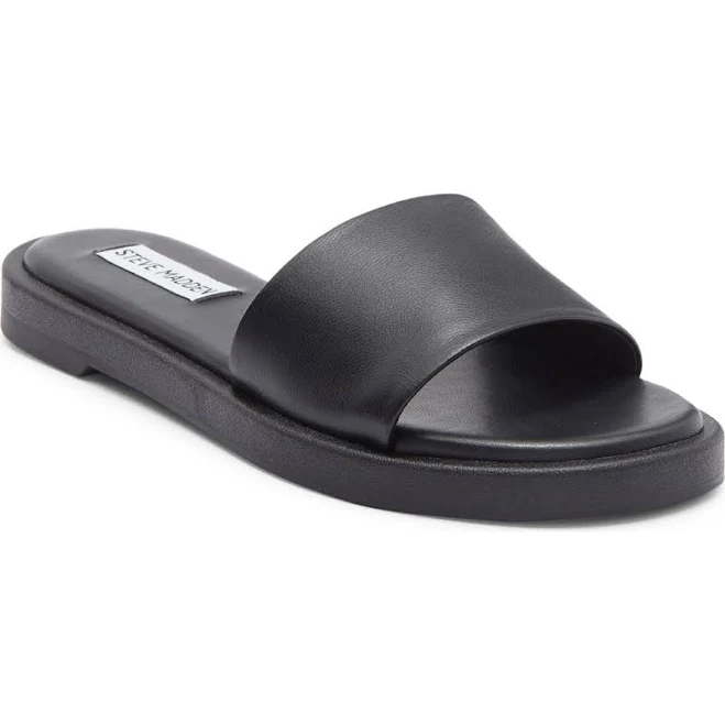 shoes Steve Madden Riplee Leather Slide Sandals Nordstrom Rack $49.97