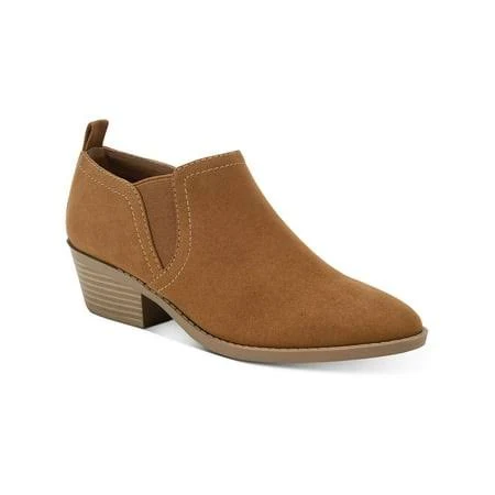 shoes Style & Co Womens. Raniaa Faux Suede Ankle Block Heels Walmart - Dress My Best $31.96
