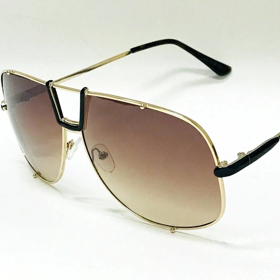 accessory Sunglasses Gold Frame Brown Lens Fashion Pilot Sun Glasses Men Uv400 eBay - zulfor0 $14.99
