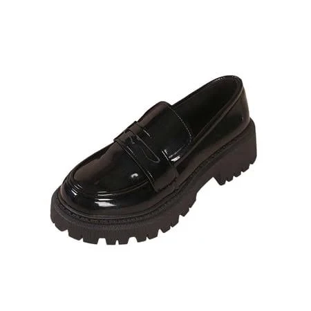 shoes SYMSHOES Women's Chunky Platform Lug Sole Loafers Walmart - GUZOM SHOES $35.9