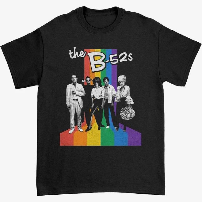 top The B-52s Rainbow Band Portrait Graphic T-Shirt Hot Topic $9.96