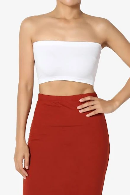 top Themogan Women's Strapless Seamless Nylon Bralette TheMogan $7.99