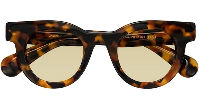 accessory Thick Hipster Round Tinted Sunglasses Sunwear Lenses Yesglasses $48.08