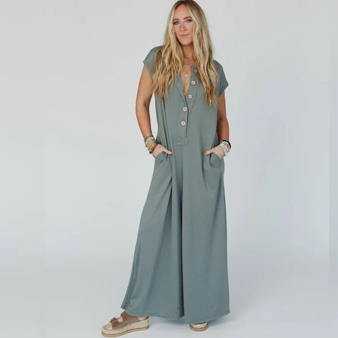 jumpsuit Three Bird Nest Women's Davina Wide Leg Jumpsuit Three Bird Nest $54