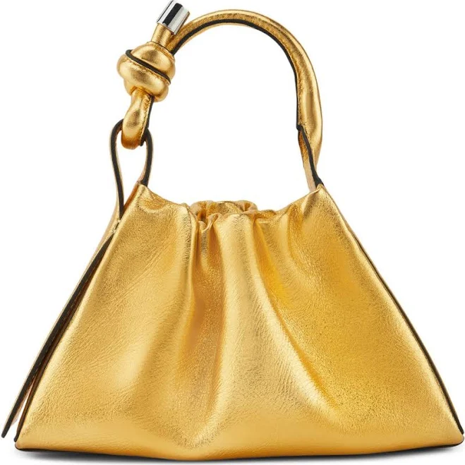bag Tina Baguette Mini Metallic Ruched Nordstrom $245