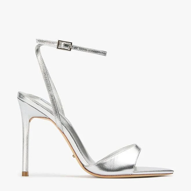 shoes Tony Bianco Women's Molly Nappa Metallic Dress Sandals Tony Bianco US $190