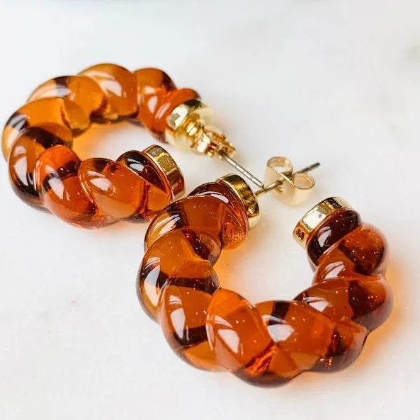 accessory Twisted Rope Hoop Earrings Etsy - StatementsAndStuds $15.33