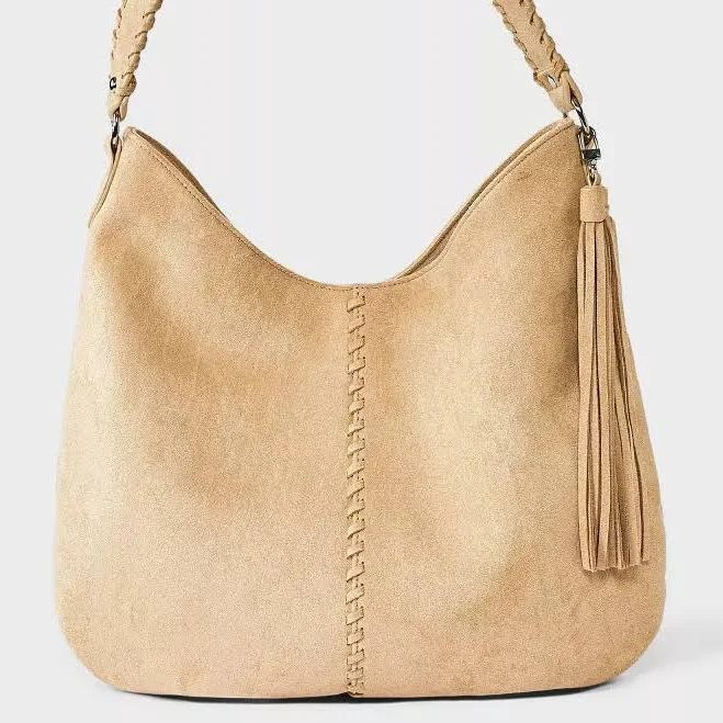 bag Universal Thread Western Faux Suede Tassel Shoulder Bag eBay - bullseye_deals $24.99