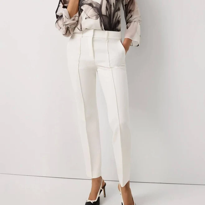 bottoms White House Black Market Women's High-Rise Zoey Straight Pants White House Black Market $84