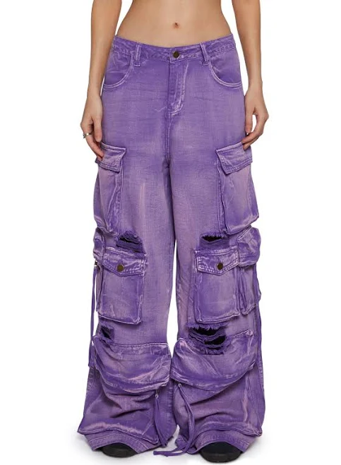 pants Widow Wicked Persuasion Cargo Jeans Dolls Kill $80.1
