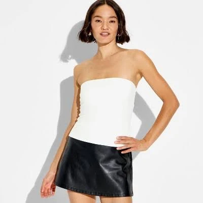 top Wild Fable Women's ButterBliss Tube Top Target $10