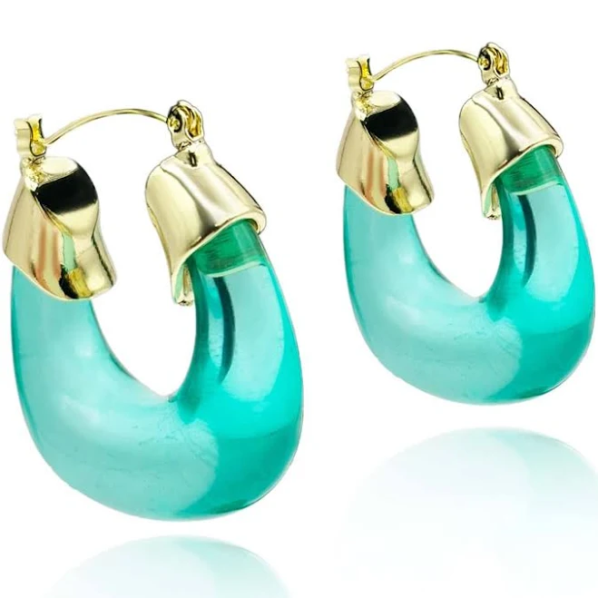 accessory Winslow Resin Hoop Earrings Michael Nash Creative $50.31