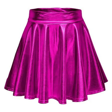 skirt Women's A-Line Flared Pleated Mini Skirt Walmart - FAOWME $12.32