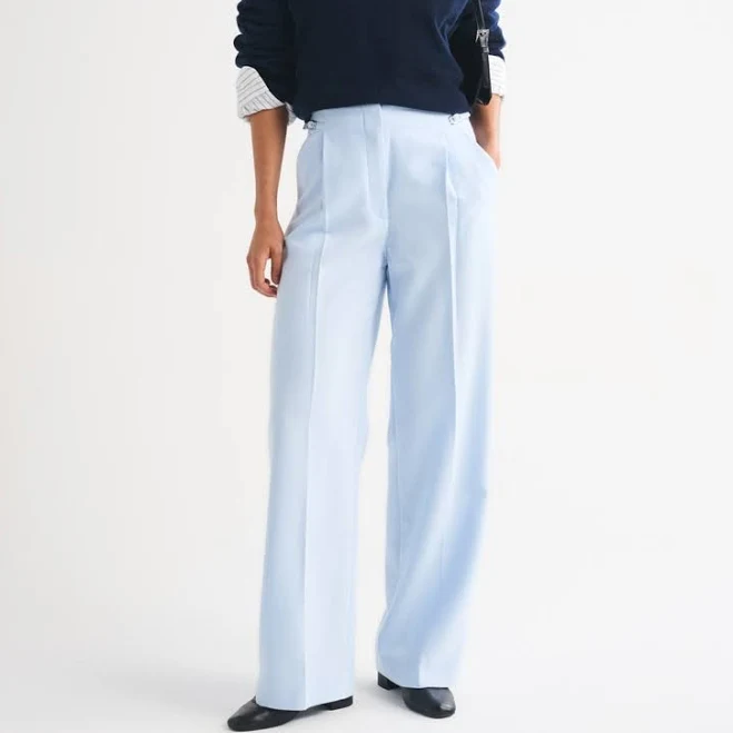 bottom Women's Abercrombie & Fitch A&F Sloane Tailored Wide Leg Pant Abercrombie & Fitch $90