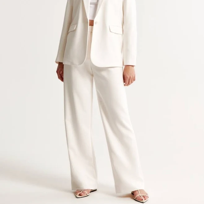 trousers Women's Abercrombie & Fitch A&F Sloane Tailored Wide Leg Pant Abercrombie & Fitch $90