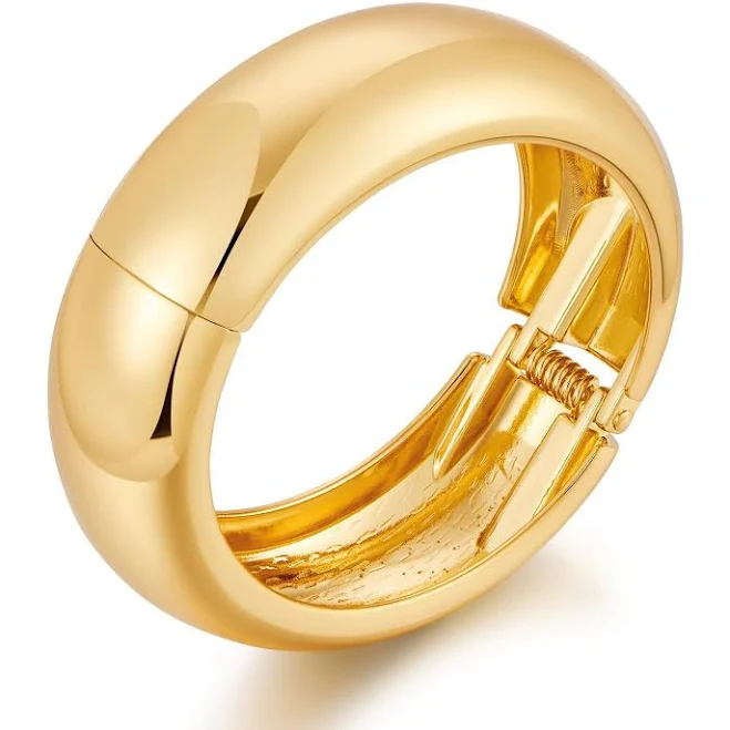accessory Women's Hammered Irregular Chunky Gold Bangle Bracelet eBay - arrowtransporting $12.99
