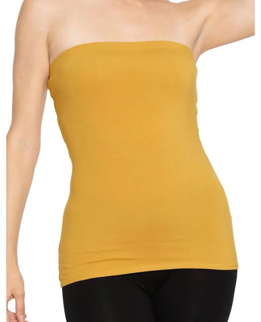 tube top Women's Strapless Cotton Tube Top stretchiscomfort.com $21.99