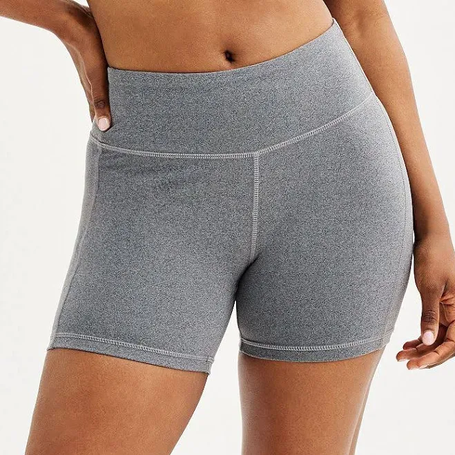 shorts Women's Tek Gear Essential Soft Bike Shorts in Regular & Plus, Size: 4XL, Charcoal Kohl's $15.29
