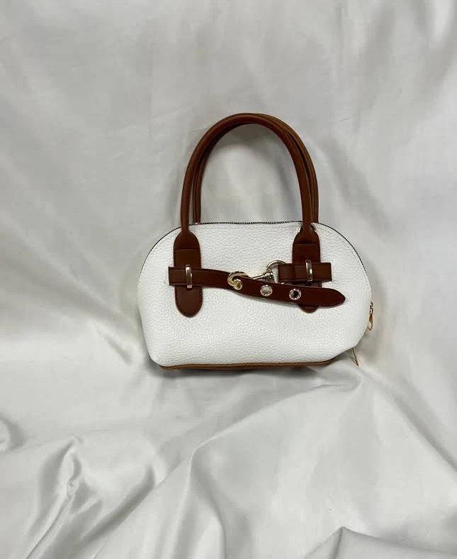 bag Women's Vegan Leather Mini Top Handle Bag with Gold Buckle Etsy - Seller $55