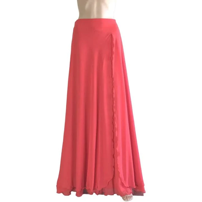 Floor Length Chiffon Maxi Skirt