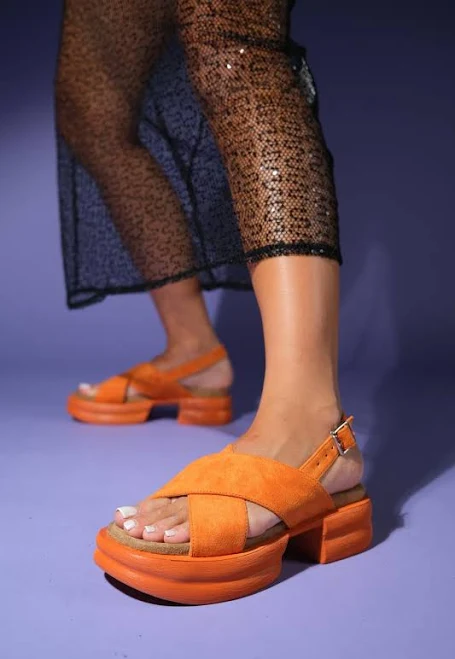 Women's Cross-Strap Chunky Platform Sandals