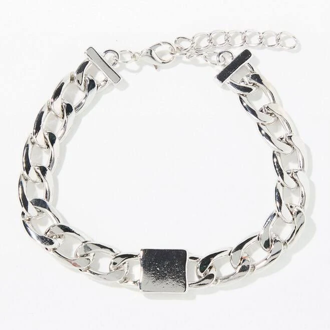Pacsun Silver Chain Link Bracelet | Pacsun