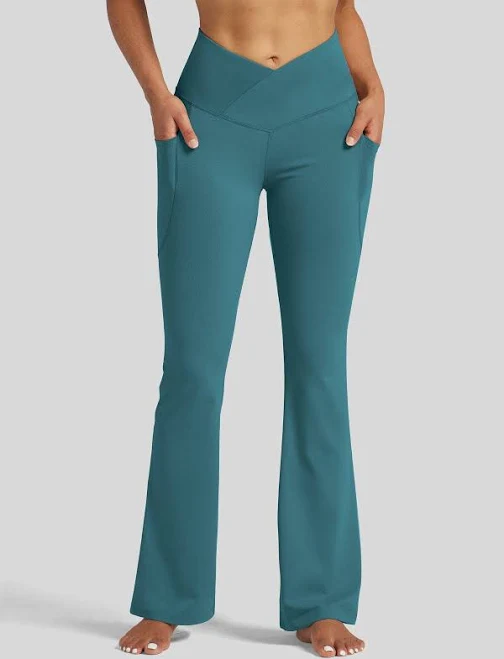 Women's Crossover Flare Yoga Leggings