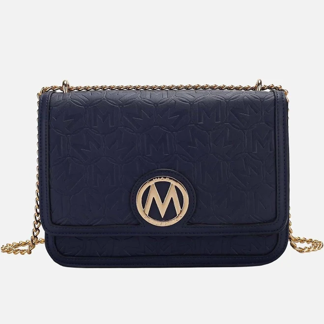 MKF Collection Women's Amiyah Vegan Leather Crossbody Bag