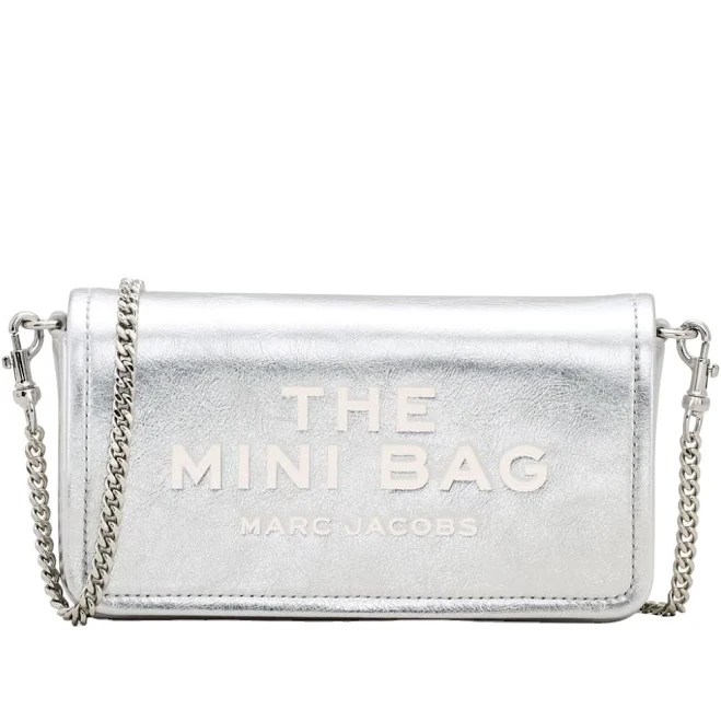 Marc Jacobs The Metallic Leather Chain Mini Bag