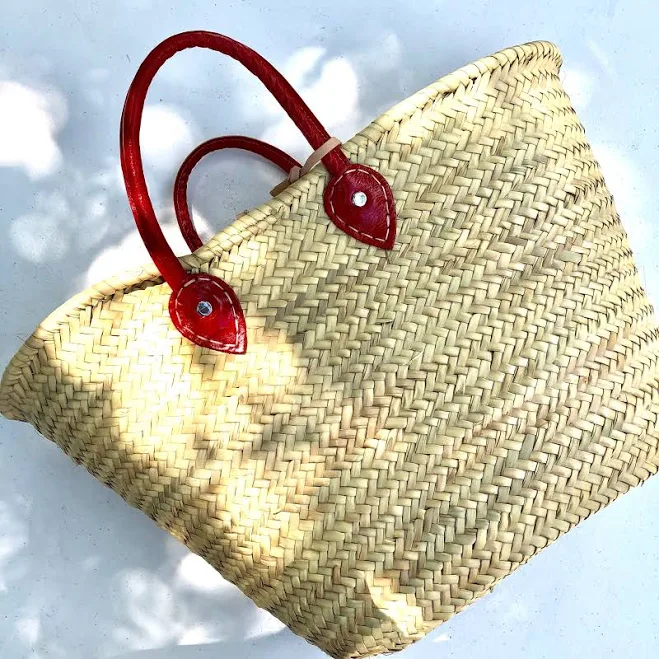 Woven Leather Tote Bag